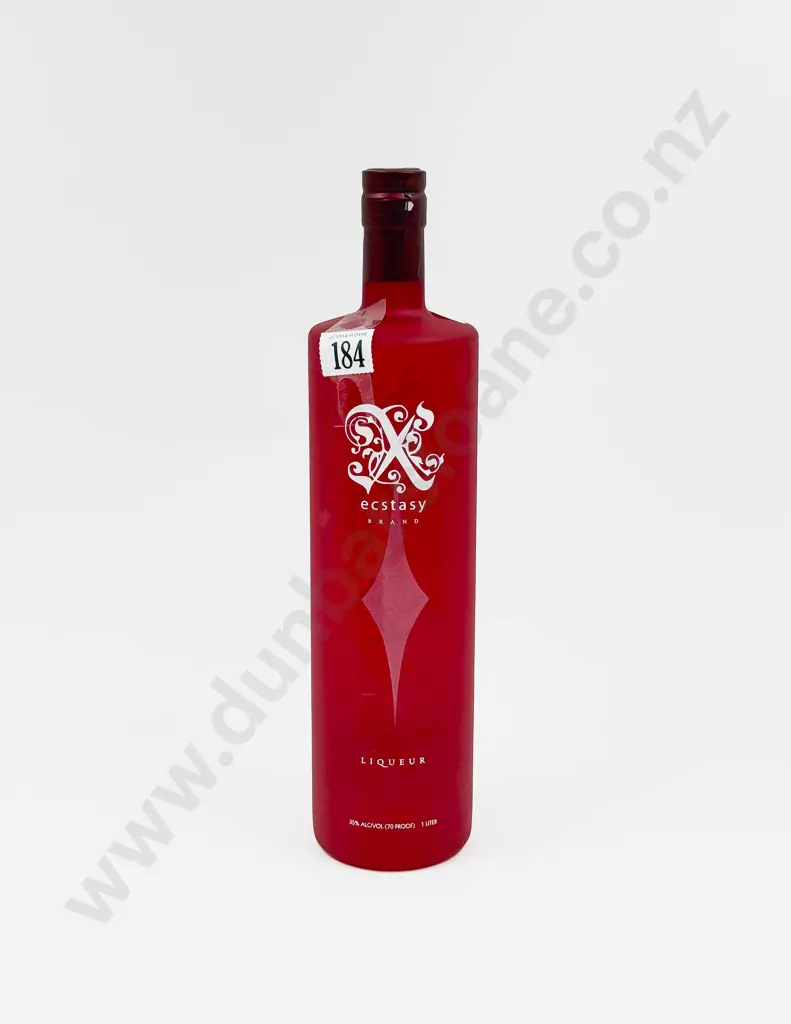Bottle of Ecstasy Pomegranite Liqueur -  1 Litre Image 1++