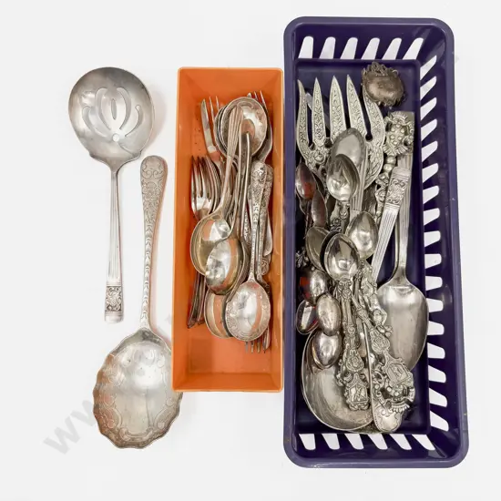 Qty of Assorted S/P Cutlery Etc
