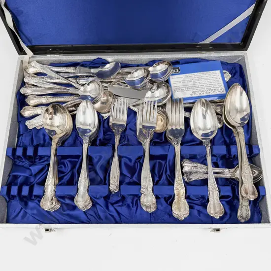 Cased Rodd S/P Cutlery Set