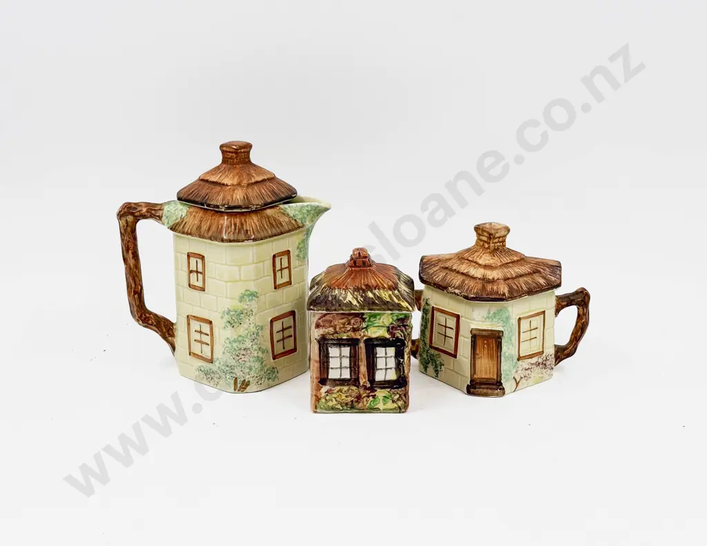Three Pieces of Price Bros. Cottage Ware Image 1++