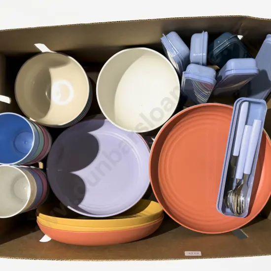 Qty of Assorted Plastic Picnic Ware