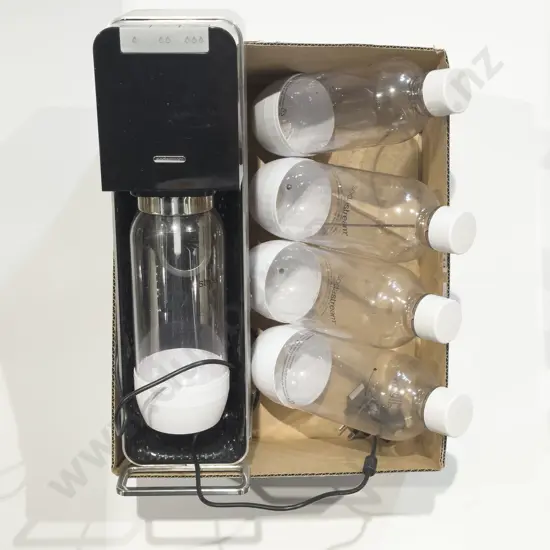 Soda Stream & Assorted Empty Bottles