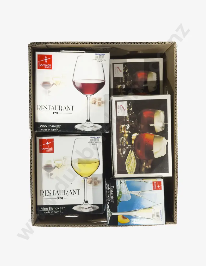 Qty of Assorted Boxed As New Glass Ware Image 1++