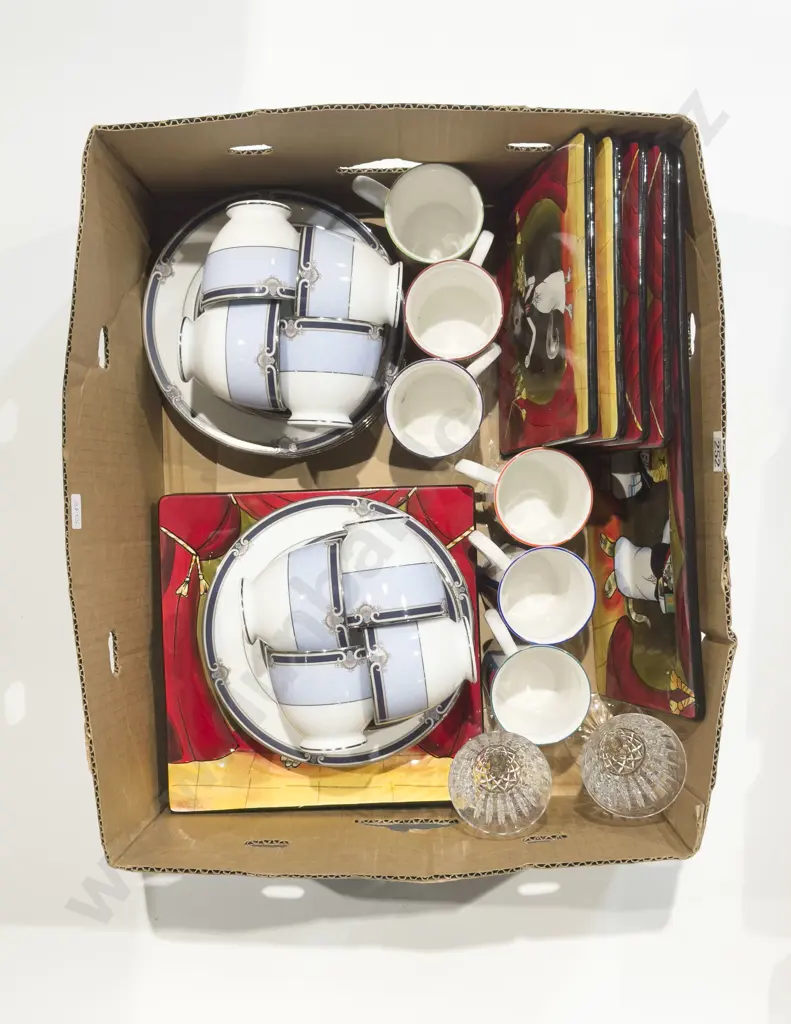 Box Qty of Assorted China & Modern Crockery Image 1++