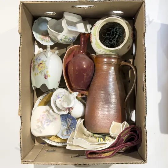 Box Qty of Assorted China & Pottery etc