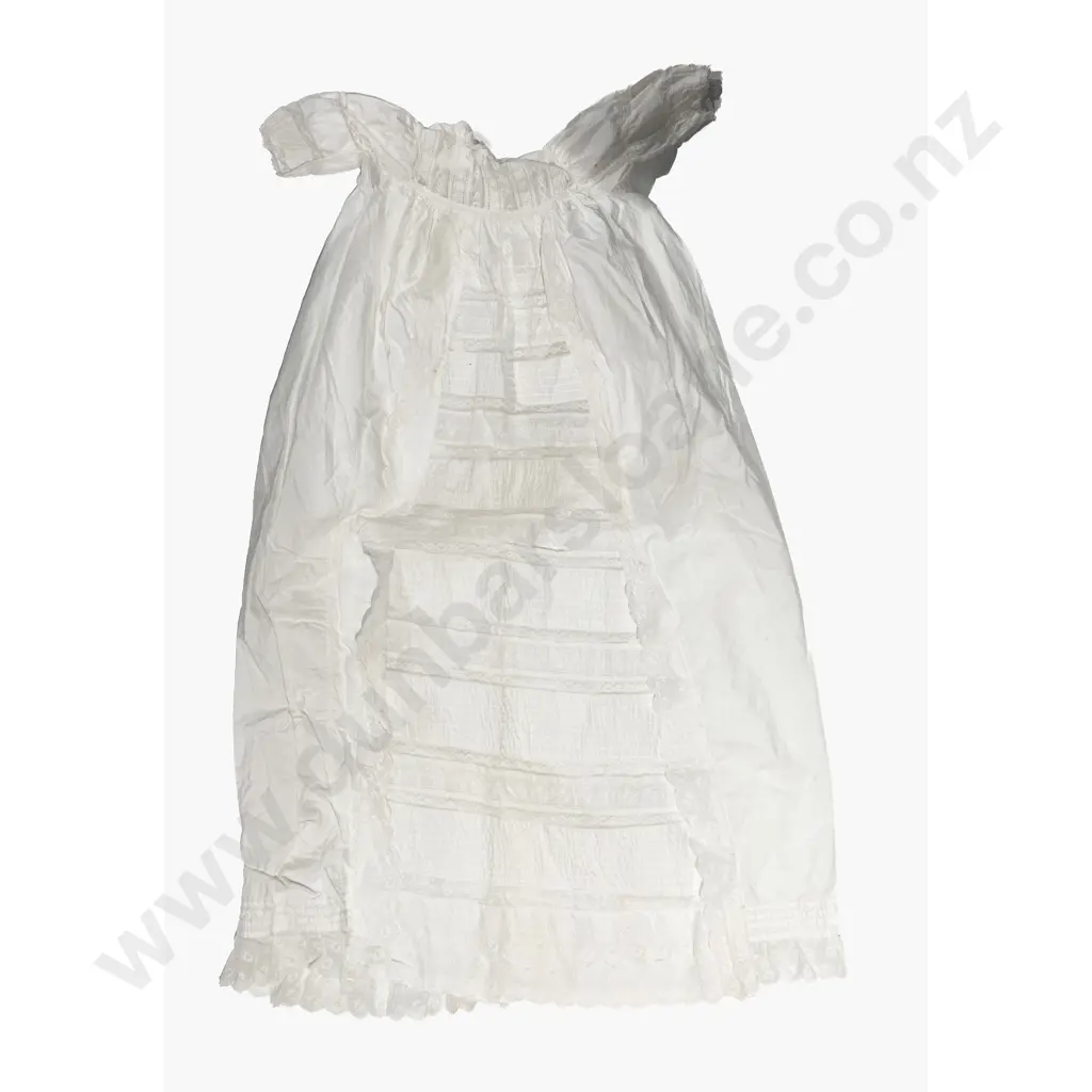 Antique Lace Christening Gown Image 1++