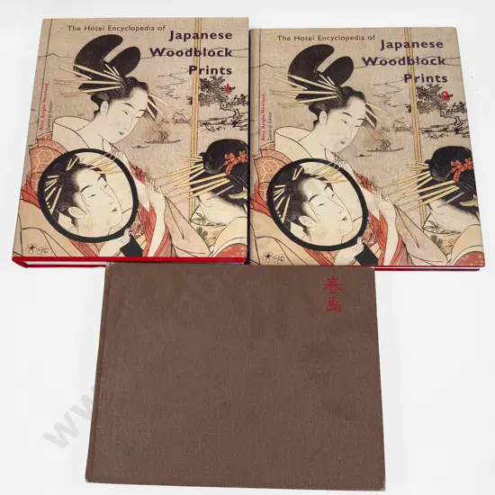 Shunga The Art of Love in Japan together with Boxed Two Volume Set