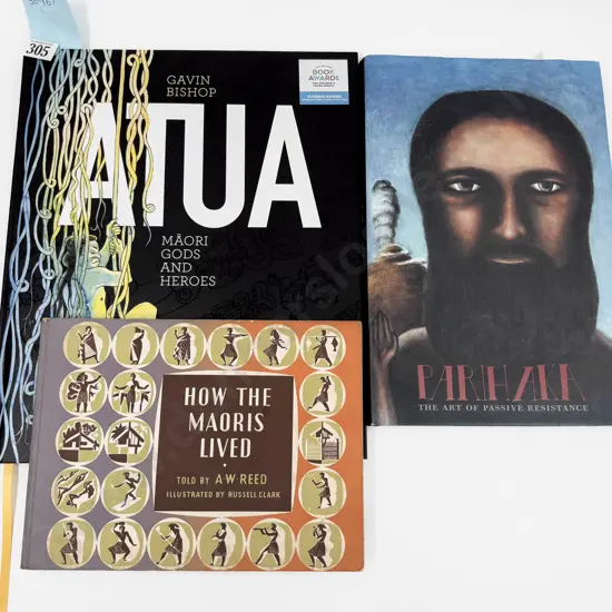 Parihaka - The Art of Passive Resistance & Two Other Maori Reference Volumes