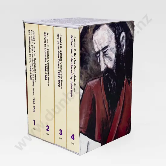 A Boxed Set of James K. Baxter Complete Prose - Four Volume Set