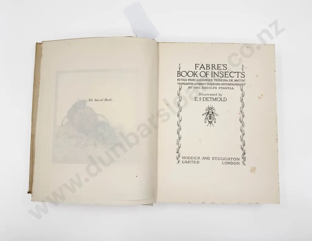 Fabre's Book of Insects Image 1++