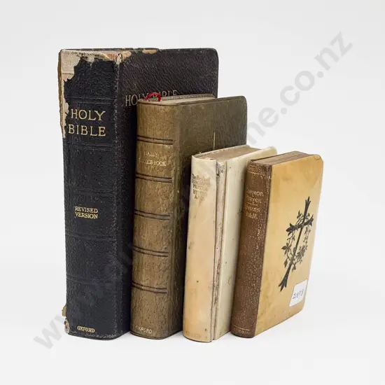Four Assorted Vintage Prayer Books/Bibles