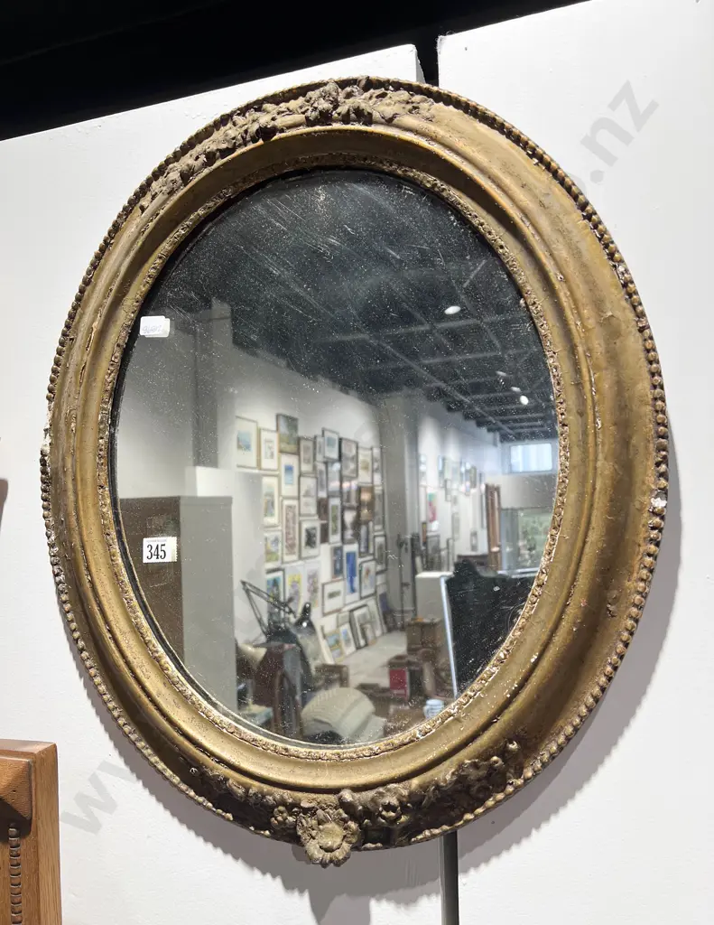 Oval Framed Wall Mirror Image 1++