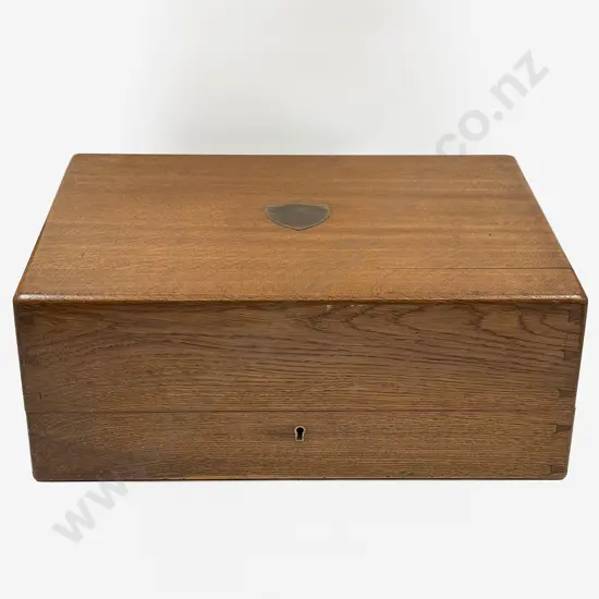 Harrison Brothers "Presto" Oak Cutlery Canteen (empty)
