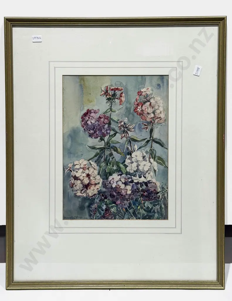 Dorothy Paterson - Floral Still Life - W/C Image 1++