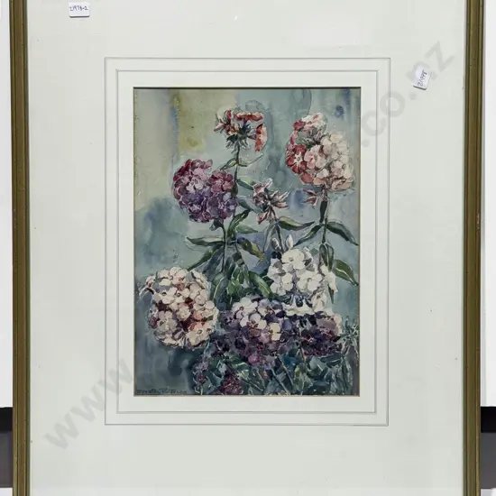 Dorothy Paterson - Floral Still Life - W/C