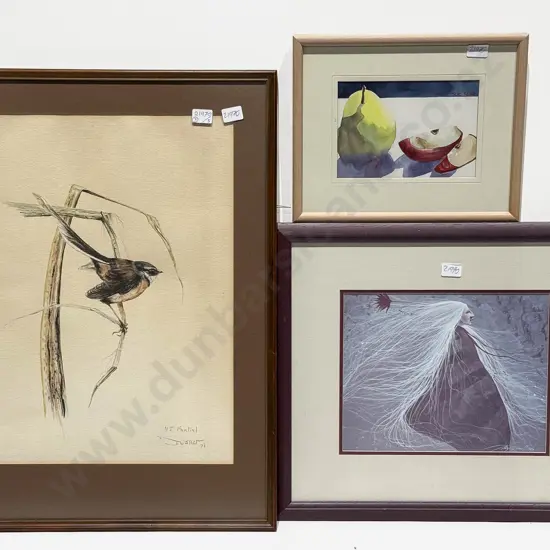 Sue Kemp - Still Life - W/C with Two Framed Prints