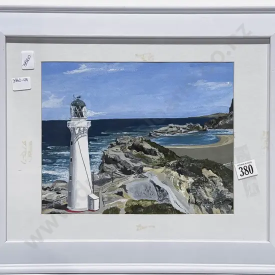 Hayley Doney - Castle Point - Oil on Paper