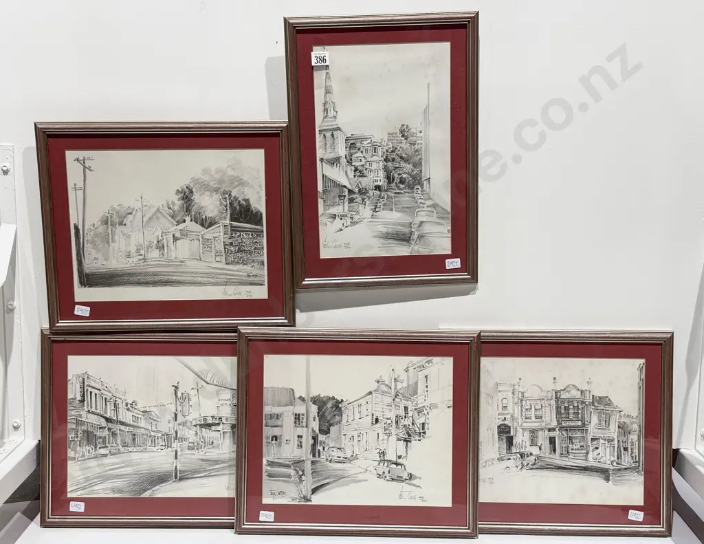 Set of Five John Castle Wellington Street Scenes - Ltd Ed Prints Image 1++