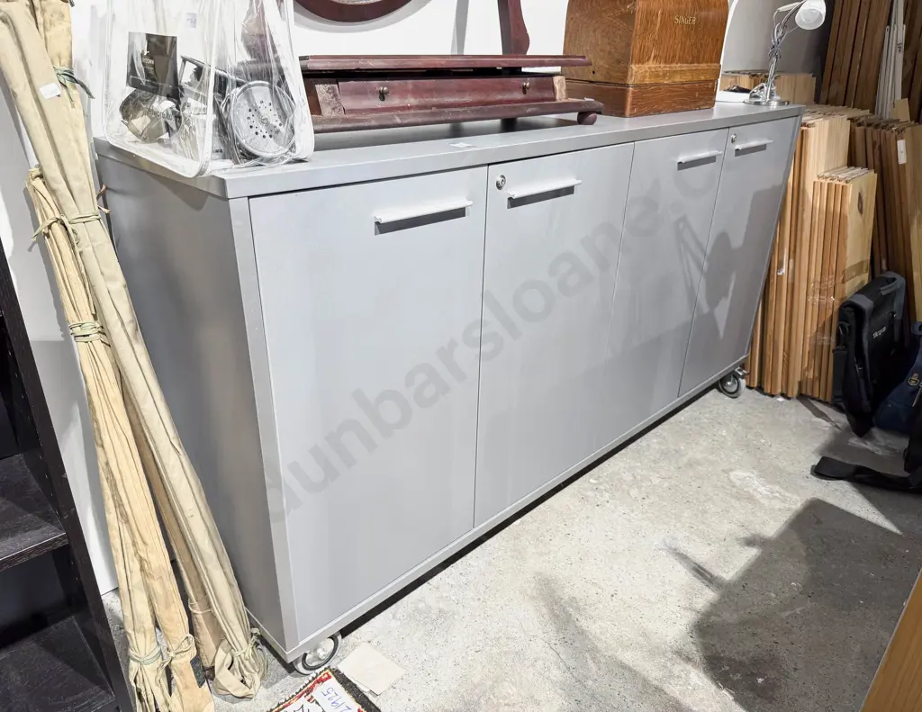 Modern Four Door Office Sideboard Image 1++