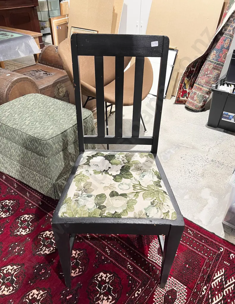 Ebonised Stick Back Single Chair Image 1++