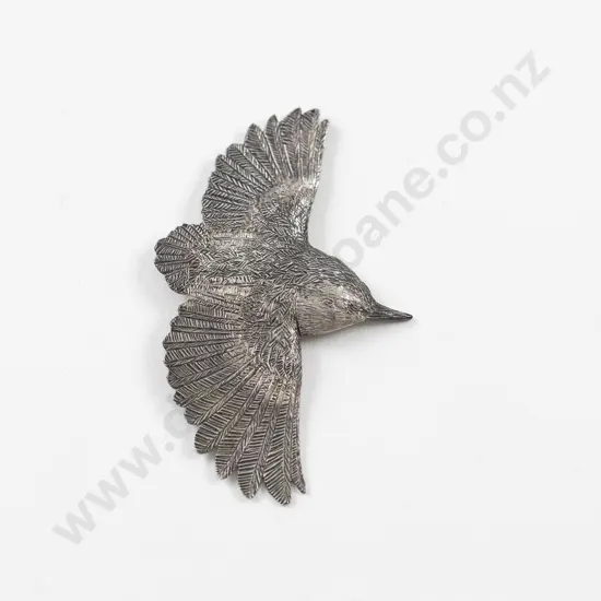 NZ Jeweller Peter McKay S/S Rifleman Brooch