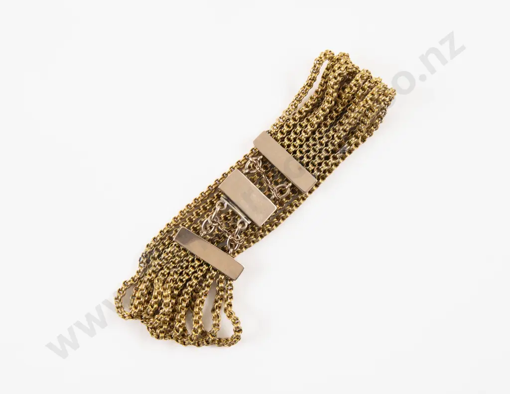 9ct Fancy Multi Link Bracelet Image 1++