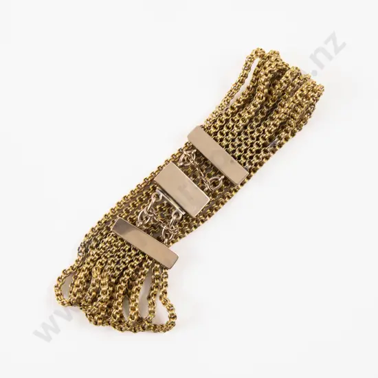 9ct Fancy Multi Link Bracelet