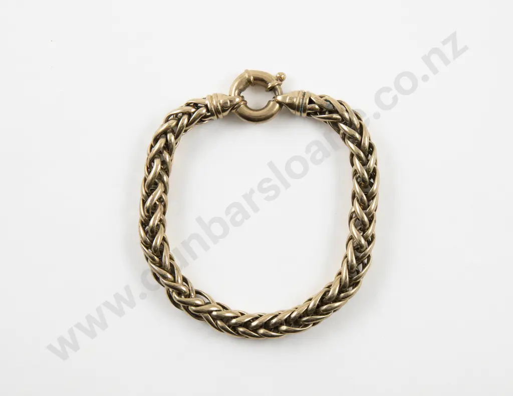 9ct Fancy Link Bracelet Image 1++