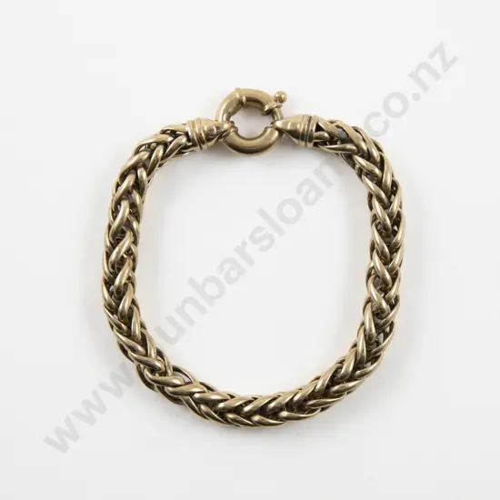 9ct Fancy Link Bracelet
