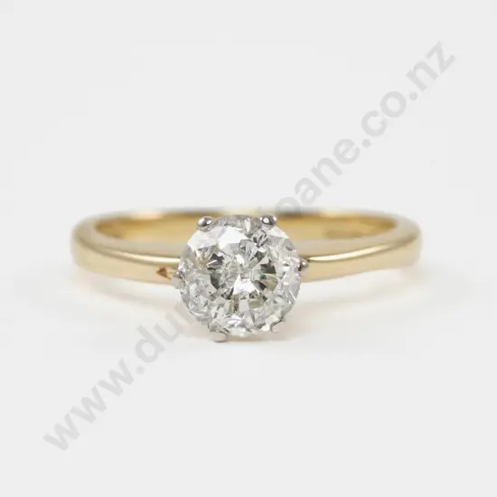 18ct Solitaire Diamond Ring