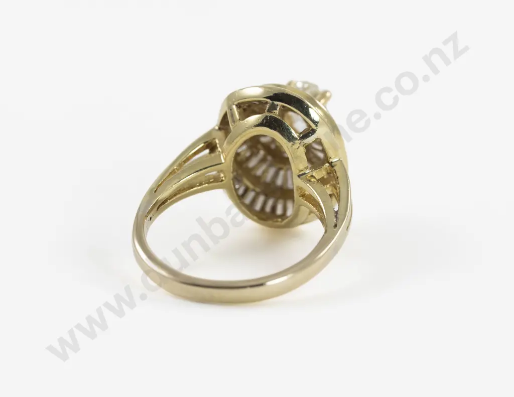 14ct 33Stone Diamond Cluster Ring Image 1++