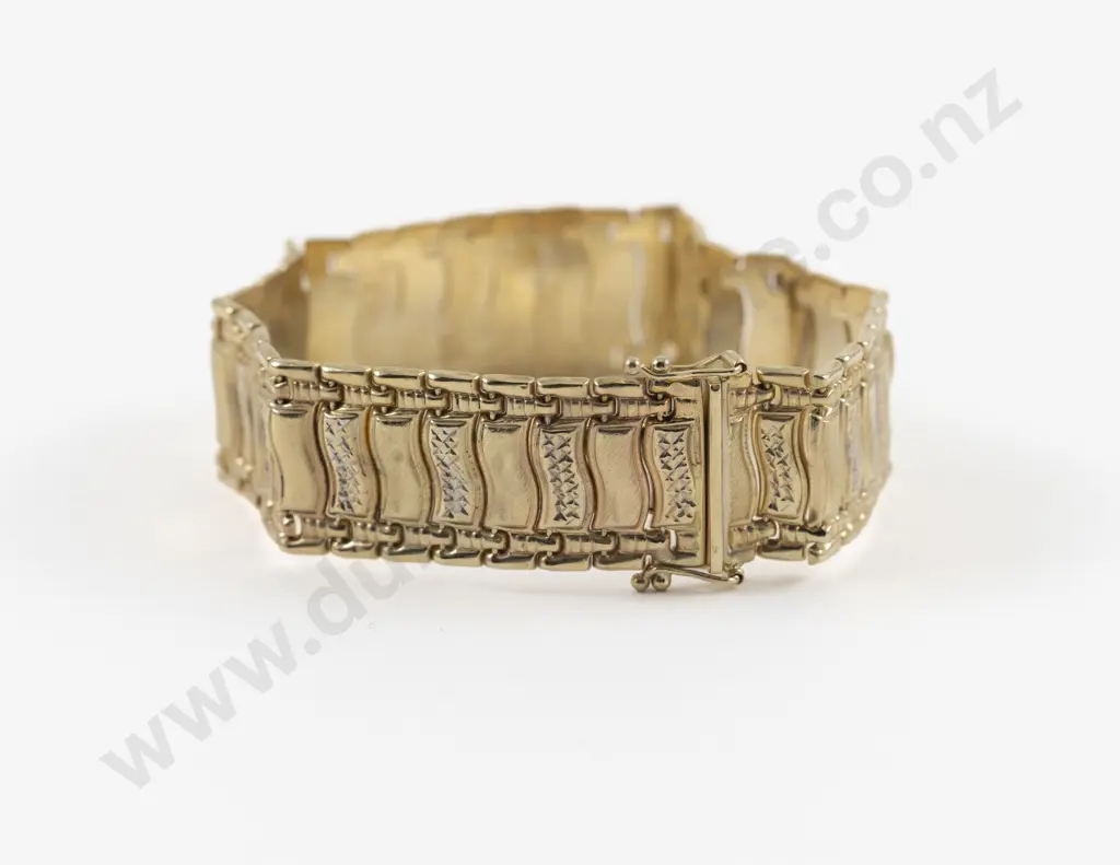 14ct Fancy Link Bracelet Image 1++