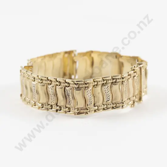 14ct Fancy Link Bracelet
