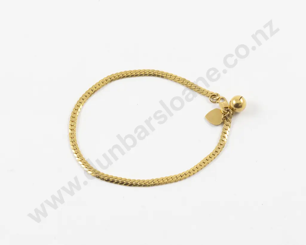22ct Flat Fancy Link Bracelet Image 1++