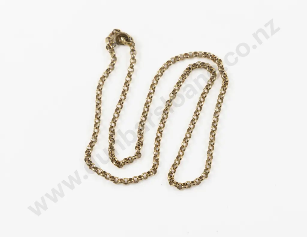9ct Trace Link Neck Chain Image 1++