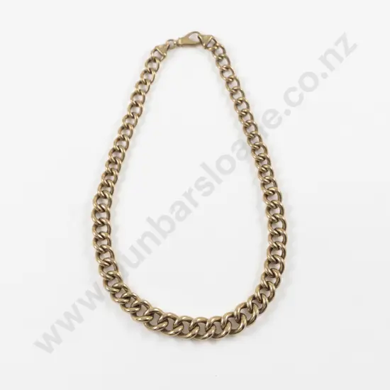 9ct Fancy Curb Link Neck Chain