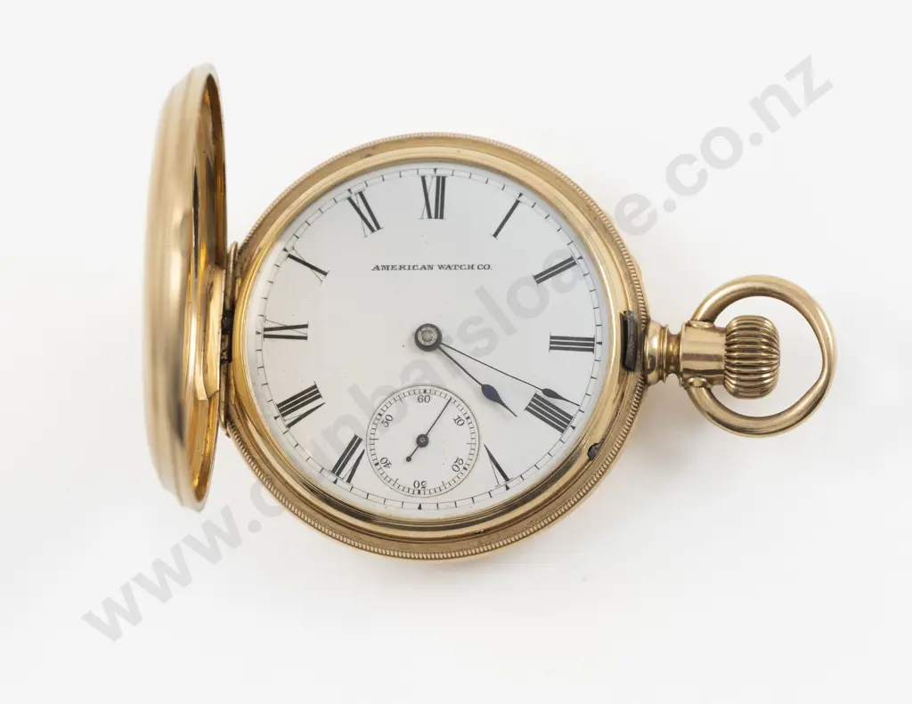 14ct Hunter Cased Lever Wind Pocket Watch Image 1++