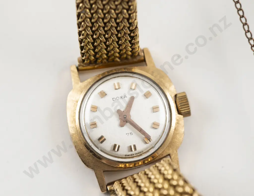 Doxa 'Jubile 75' 18ct Ladies Wrist Watch Image 1++