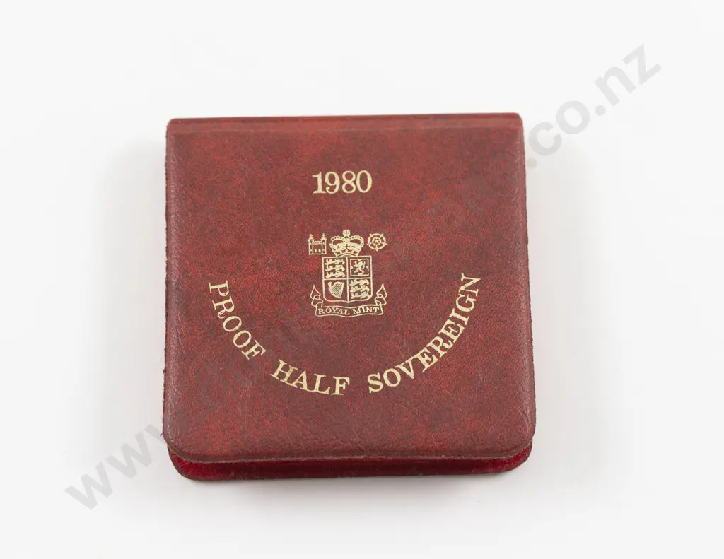 1980 Proof Half Gold Sovereign Royal Mint Image 1++