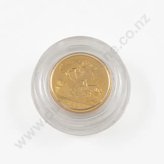 1980 Proof Half Gold Sovereign Royal Mint