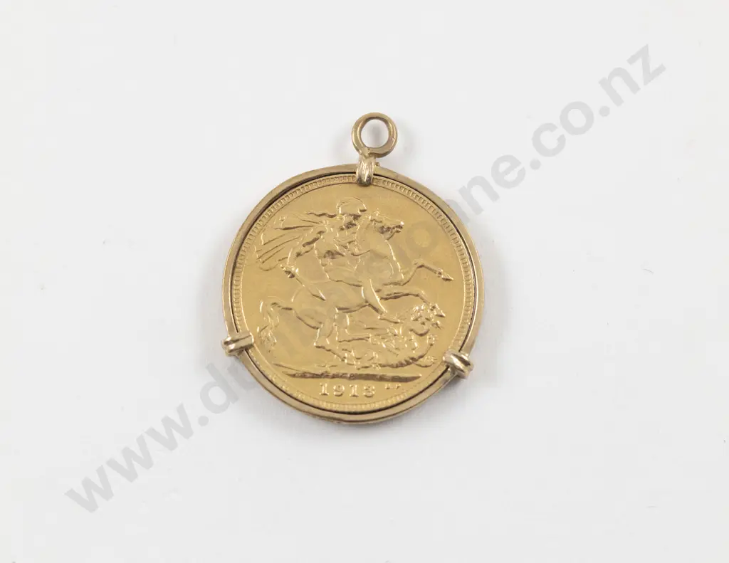 1912 Gold Full Sovereign Image 1++