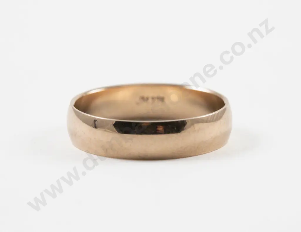 9ct Plain Band Ring Image 1++