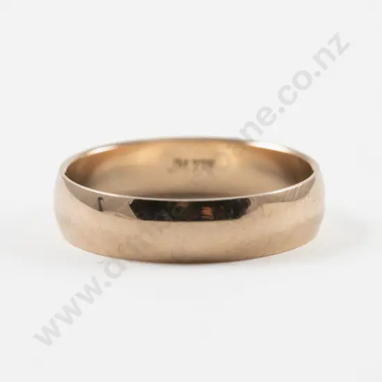 9ct Plain Band Ring