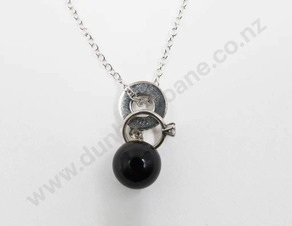 Pandora S/S and Cubic Zirconia Pendant Image 1++
