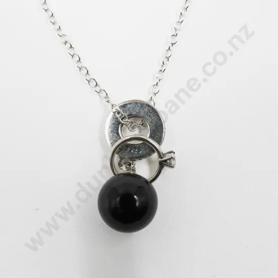 Pandora S/S and Cubic Zirconia Pendant