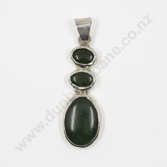 S/S Greenstone Pendant