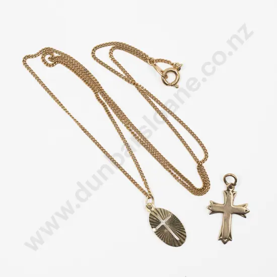 9ct Gold Cross Pendant
