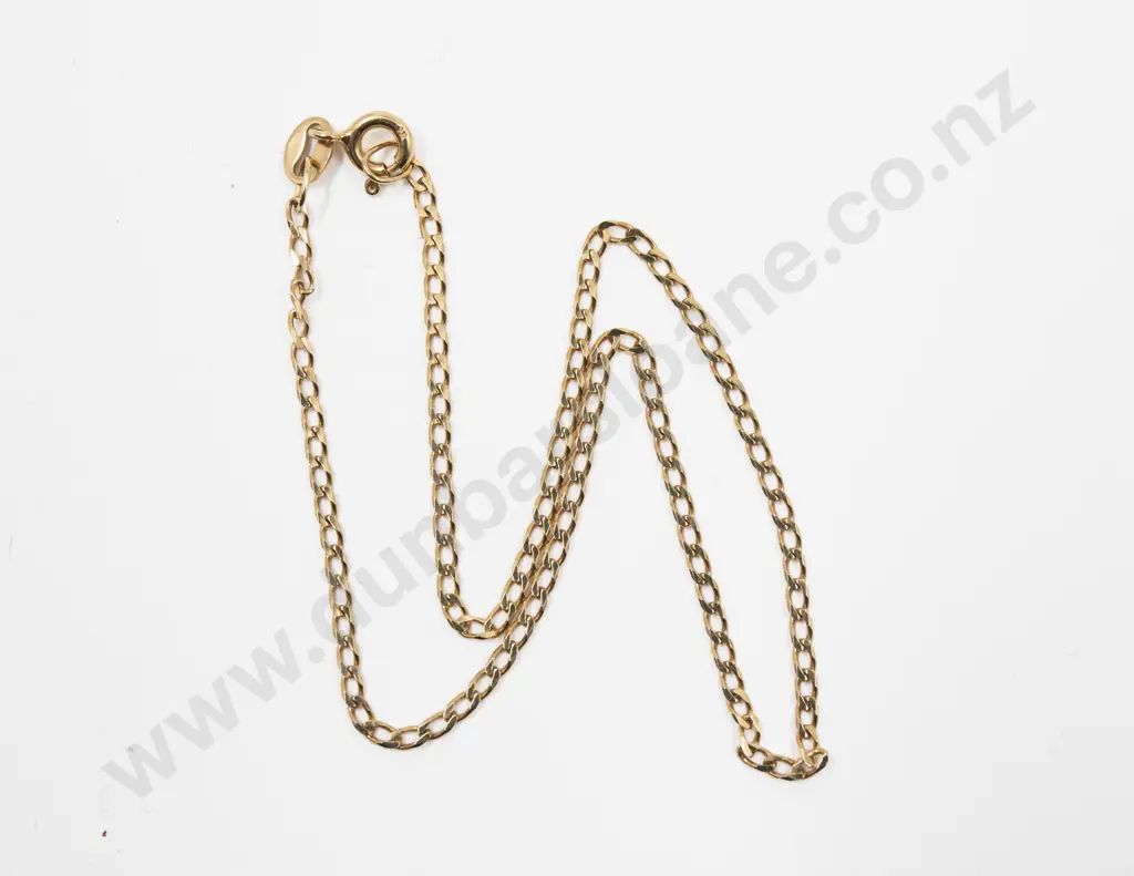 9ct Fancy Link Anklet Image 1++
