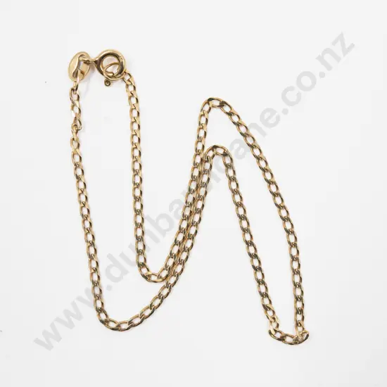 9ct Fancy Link Anklet
