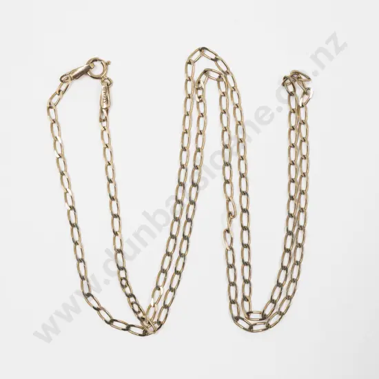 9ct Fancy Link Neck Chain